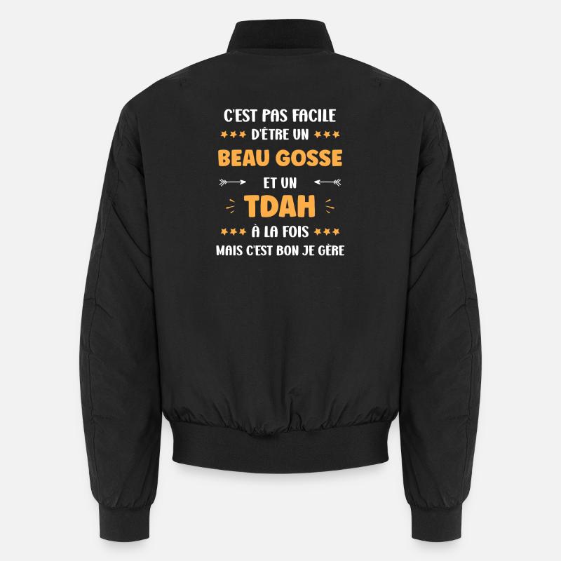 ADHD - Unisex Bomber Jacket - black