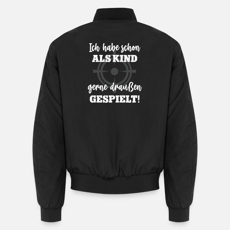Archery Sport Shooting Hunter Reticle Unisex Bomber Jacket