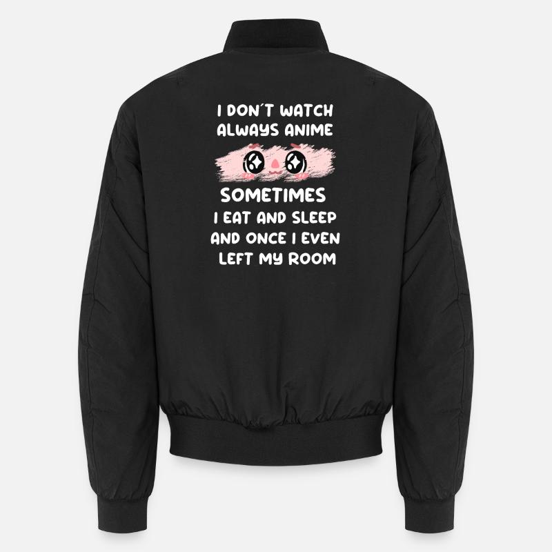 Anime - Unisex Bomberjacke - Schwarz