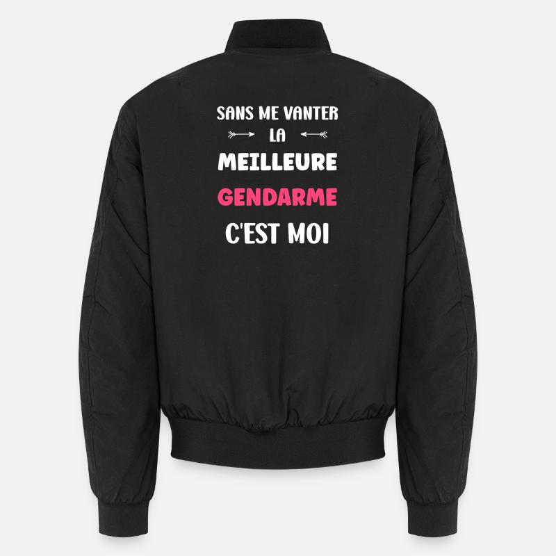 gendarme - Bomber unisexe - noir