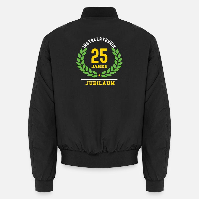 Anniversaire du plombier 25 ans 25e Bomber unisexe