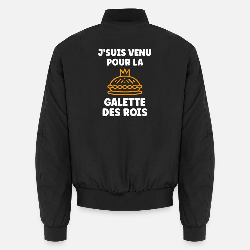 Humor galette des rois Unisex Bomberjacke