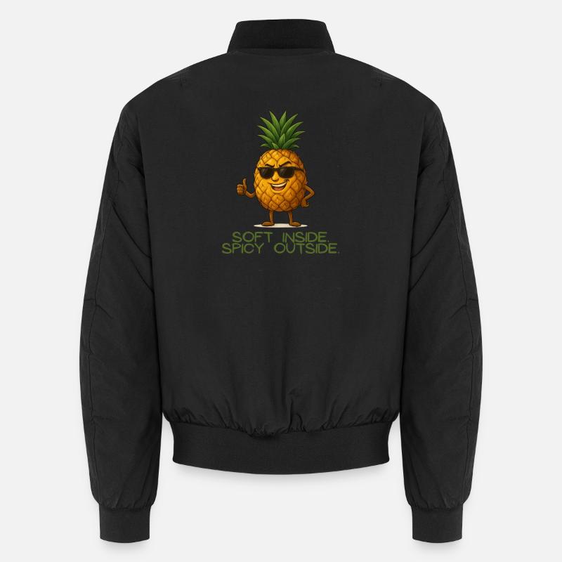 Pineapple with style Soft Inside Unisex Bomber Jacket