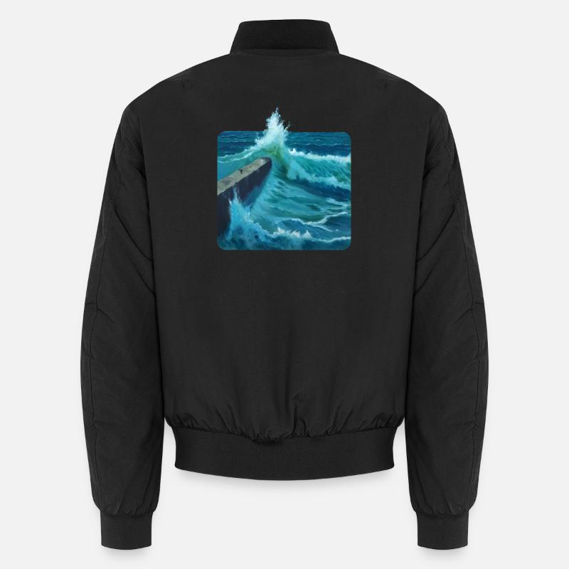 Brise-lames - Bomber unisexe - noir