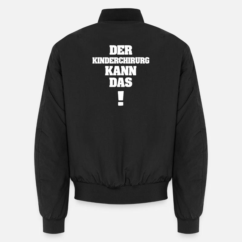 Kinderchirurg - Unisex Bomberjacke - Schwarz