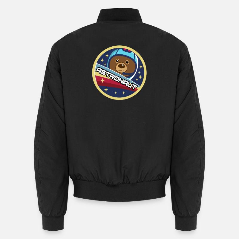 Astronaut Bear | Cooles Astronaut Bär Unisex Bomberjacke
