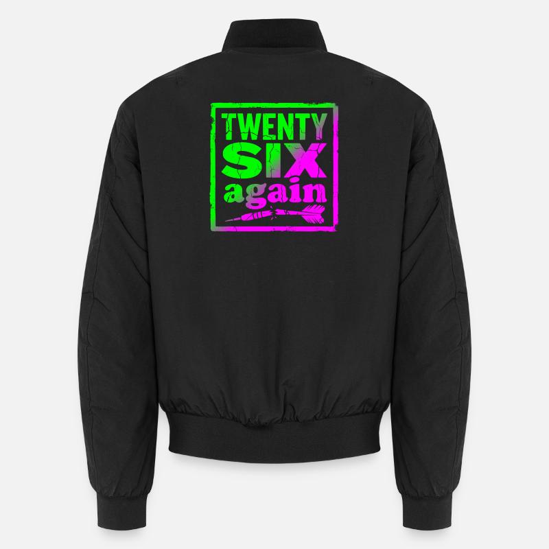 Darts Shirt oder tasse 26 Punkte Fehlwurf Unisex Bomberjacke