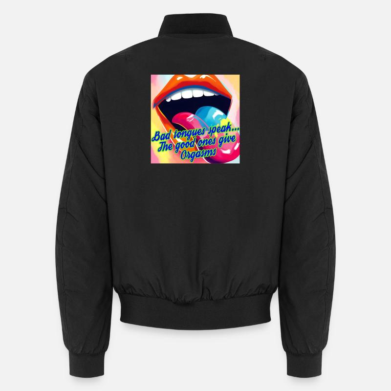 Zungen & Orgasmen Unisex Bomberjacke