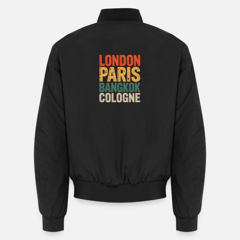 Cologne Köln - Unisex Bomber Jacket - black