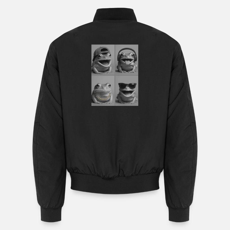 Grenouille - Bomber unisexe - noir