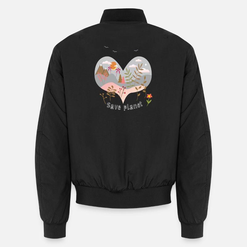 save planet Unisex Bomberjacke