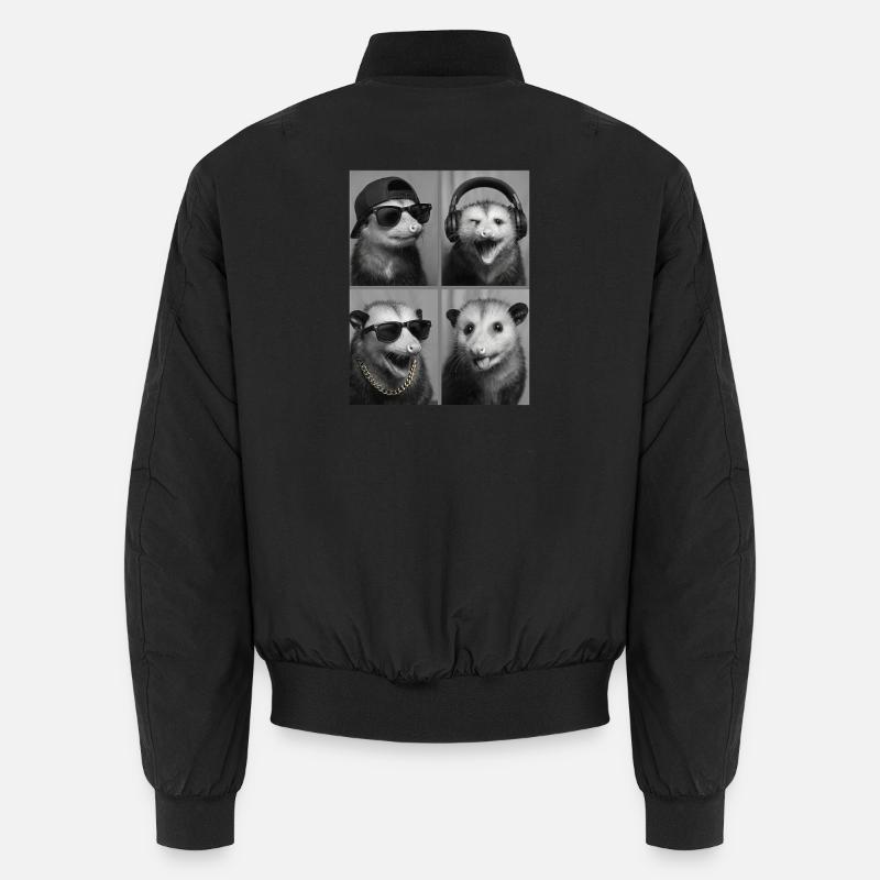 Opossum - Unisex Bomberjacke - Schwarz