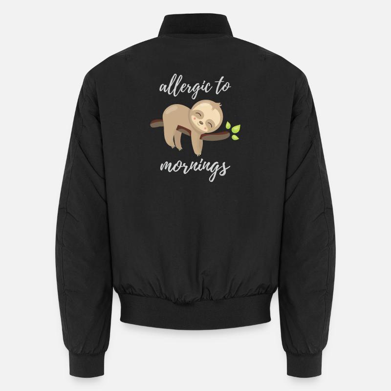 Allergisch gegen Morgen Unisex Bomberjacke