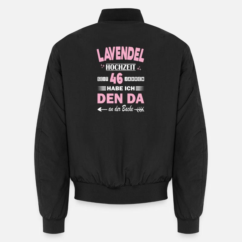 46 Years Relationship Anniversary Wedding Anniversary Unisex Bomber Jacket