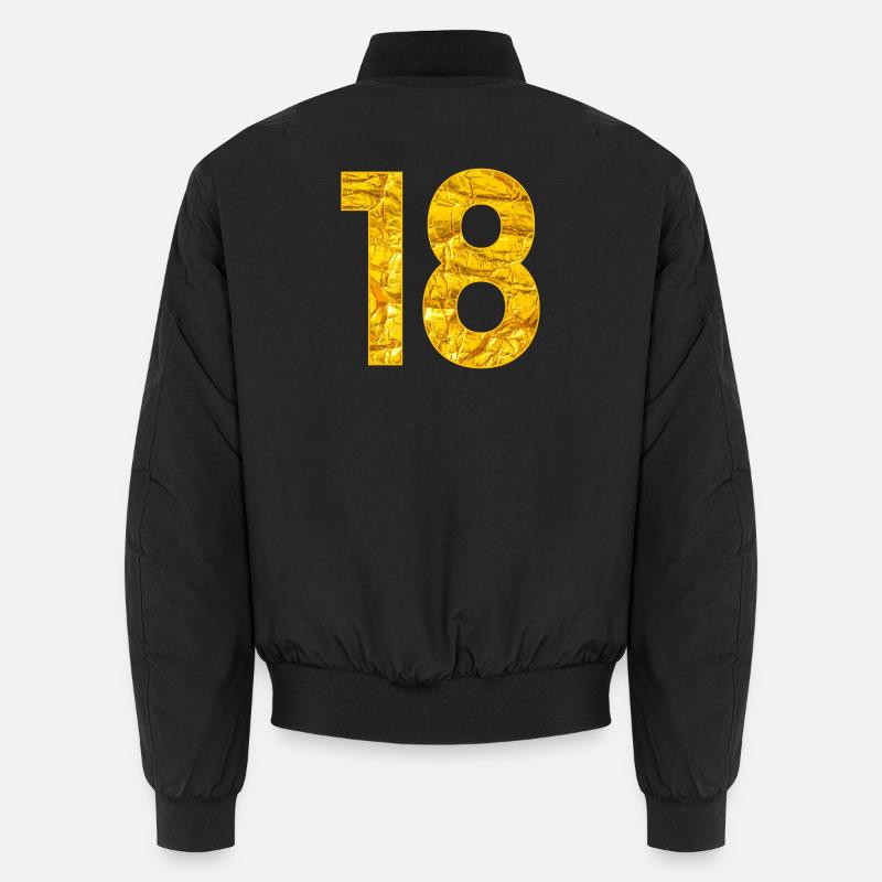 Numéro Dix-Huit - Numéro 18 Anniversaire Bomber unisexe