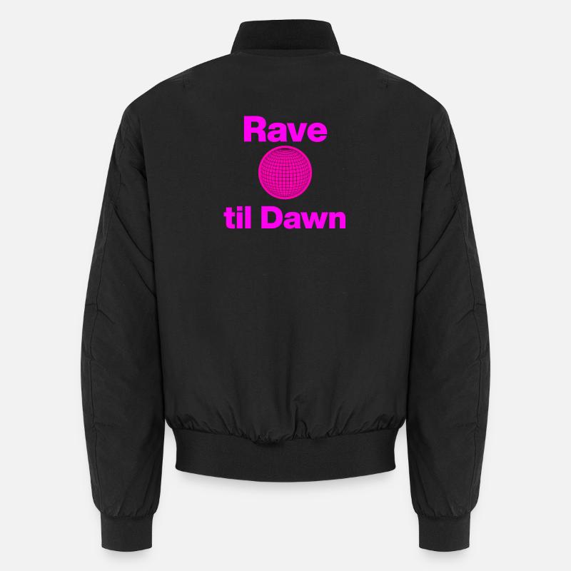 Rave til Dawn – Global Pink Glow! Unisex Bomberjacke