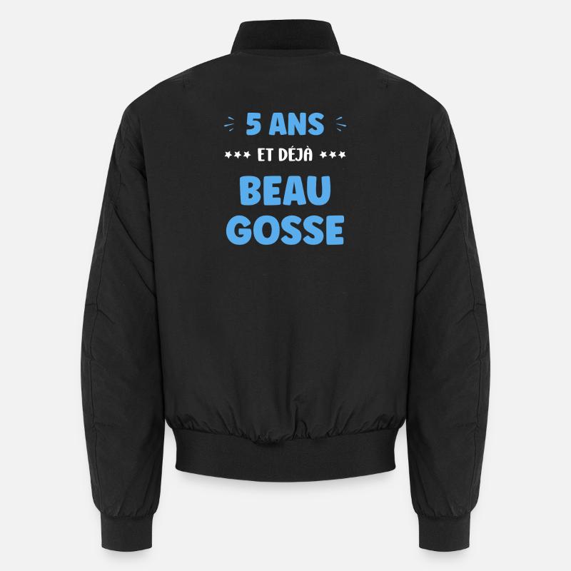 5 years - Unisex Bomber Jacket - black