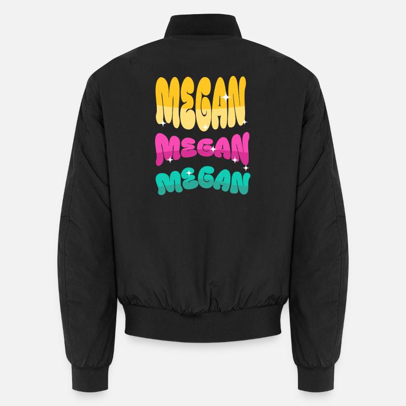 Megan Name Geschenke Unisex Bomberjacke