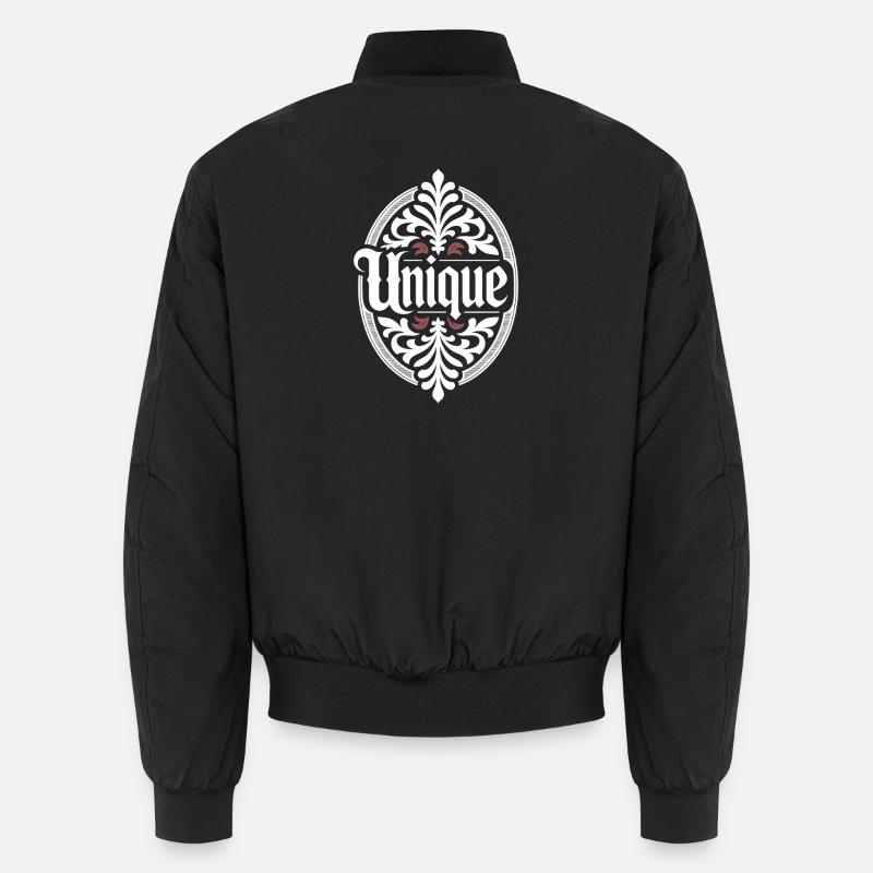 Unique Einzigartig Unikat Selbstwert Einzig Artig Unisex Bomberjacke