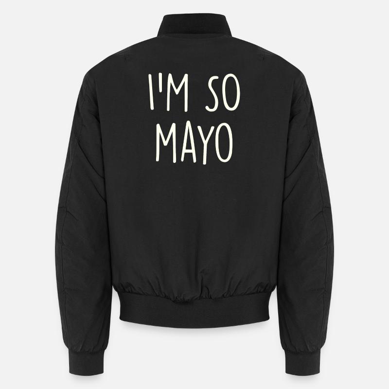 Mayo Mayonnaise - Unisex Bomberjacke - Schwarz