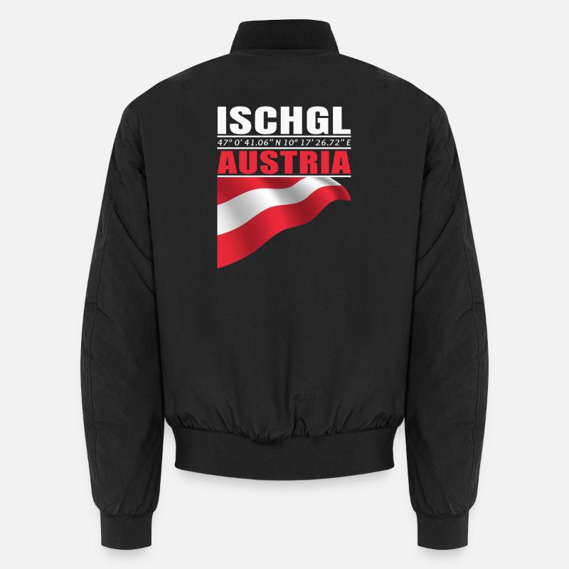 Ischgl - Unisex Bomberjacke - Schwarz