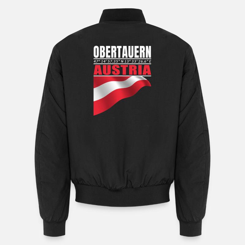 Obertauern - Unisex Bomber Jacket - black