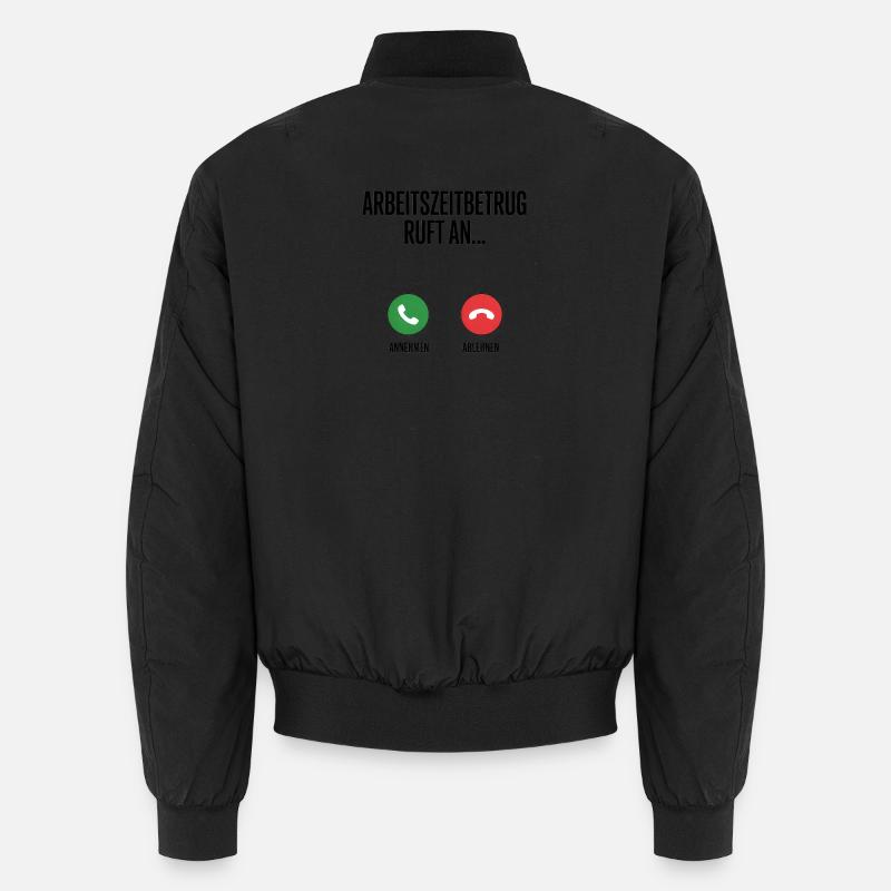 Working time fraud calls, what do you do Unisex Bomber Jacket