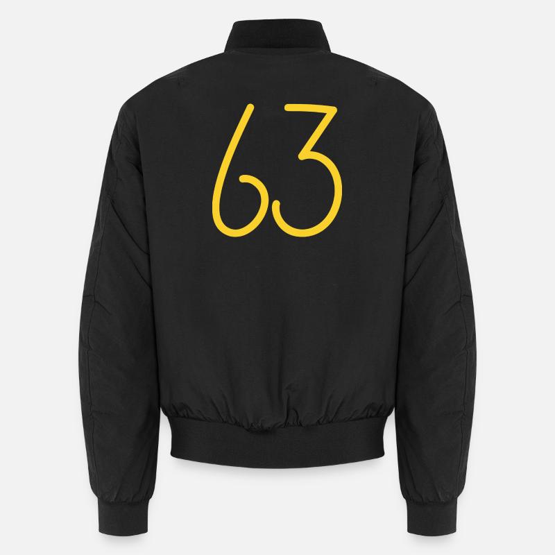 63 - Bomber unisexe - noir