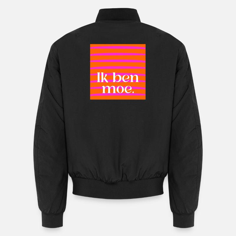 Je suis fatigué - Bomber unisexe - noir