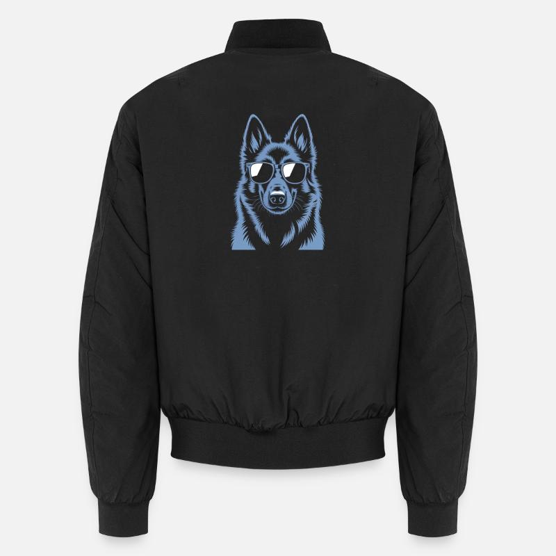 Belgian Shepherd Dog - Unisex Bomber Jacket - black