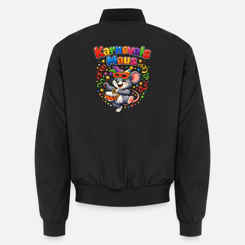 Carnival Mouse Sweet Carnival Motif Gift Idea Unisex Bomber Jacket