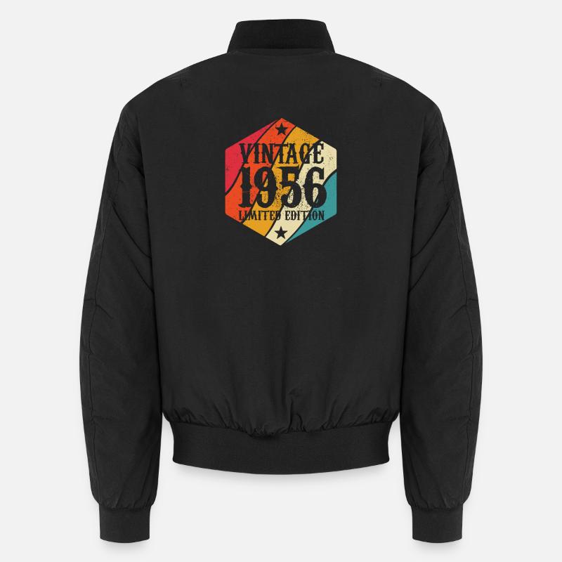 Édition limitée cadeau d’anniversaire 1956 Bomber unisexe