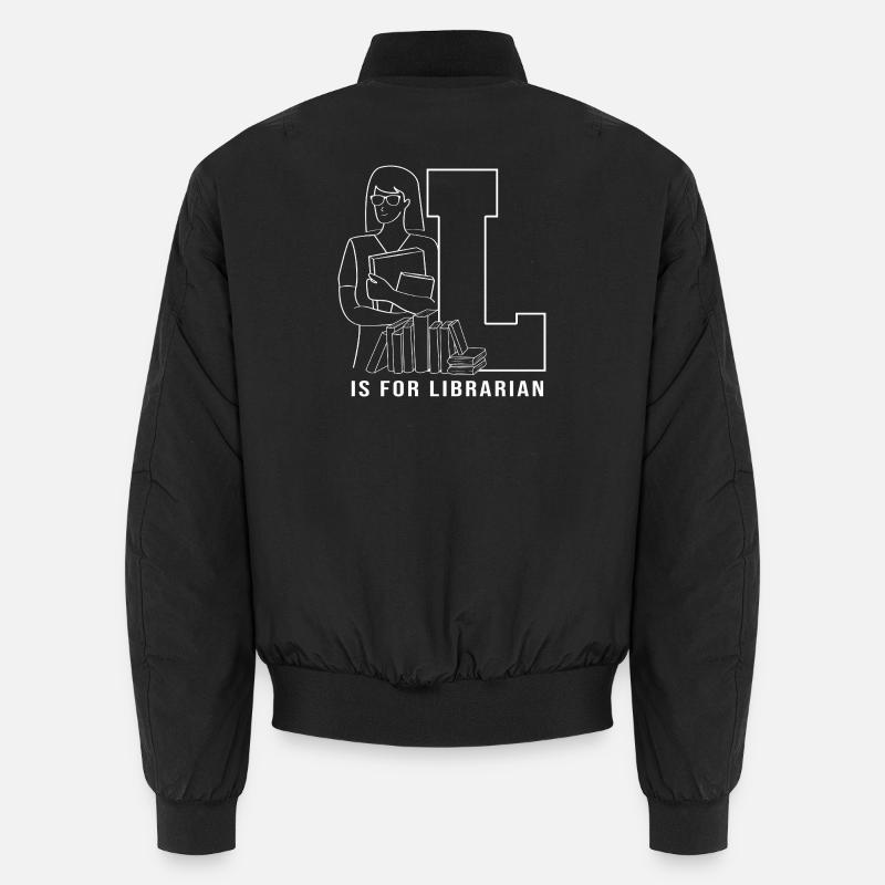 Bookworm Library Reading Unisex Bomber Jacket