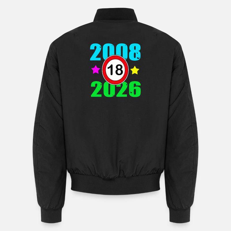 18e anniversaire 2026 - Bomber unisexe - noir