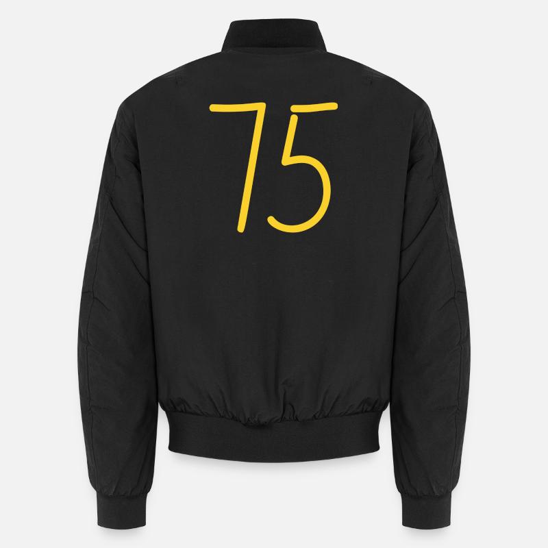 75 - Unisex Bomber Jacket - black