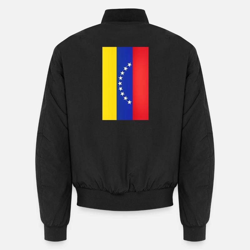 Étoiles de l’arc du drapeau du Venezuela Bomber unisexe