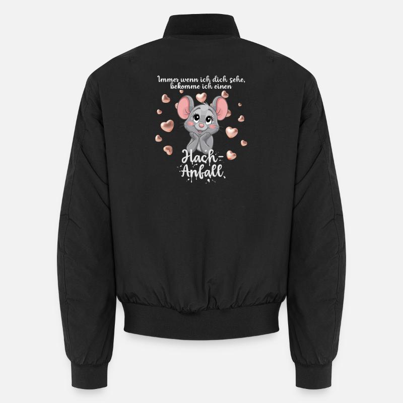 Sweet Mouse a une crise Hach. - Bomber unisexe - noir
