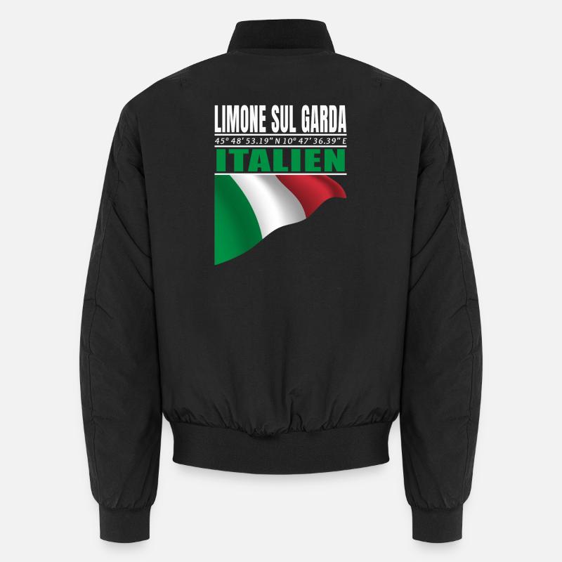 Limone sul Garda - Unisex Bomberjacke - Schwarz