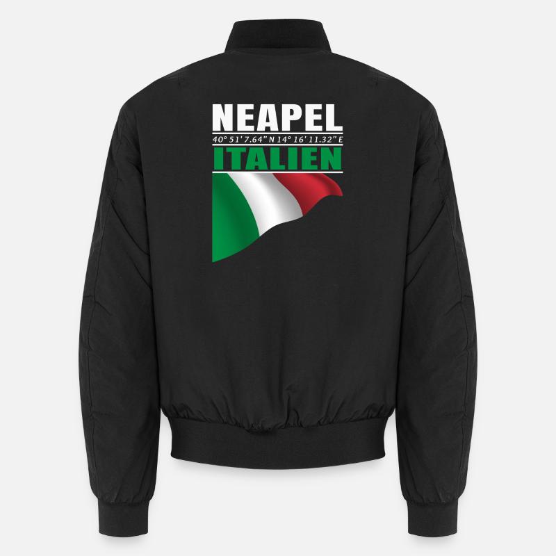 Neapel - Unisex Bomberjacke - Schwarz