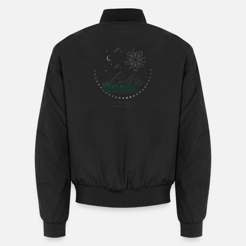 Top - Unisex Bomber Jacket - black