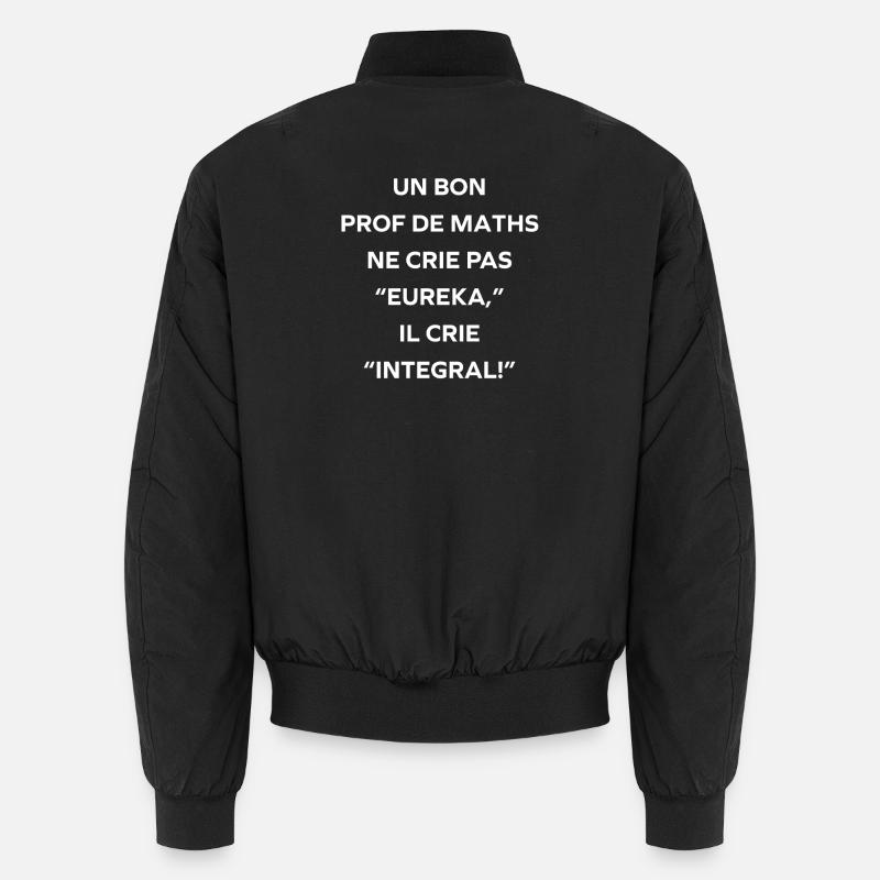  Blague prof - Bomber unisexe - noir