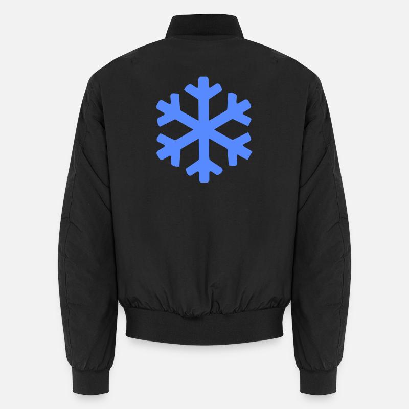 Flocon de Neige de Cristal d’Hiver Bomber unisexe