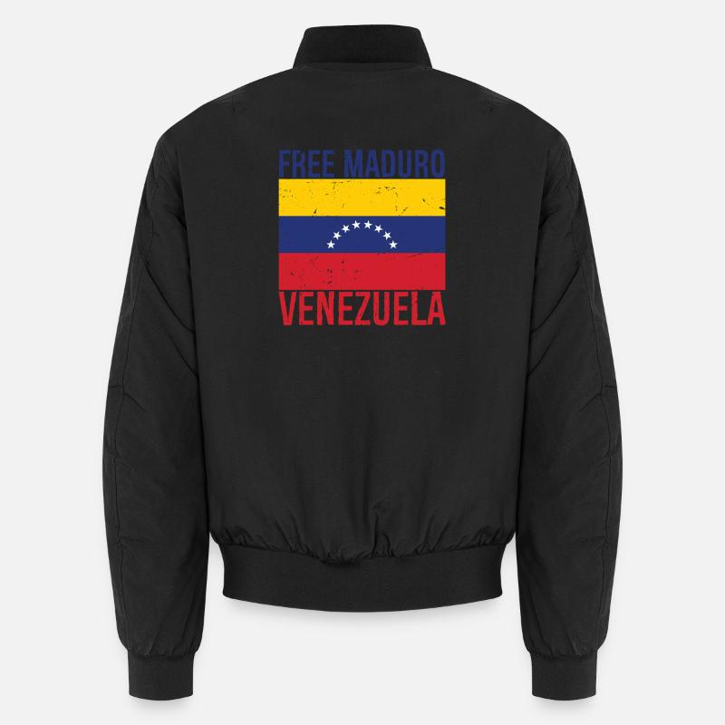 Drapeau du Venezuela de Maduro libre Bomber unisexe