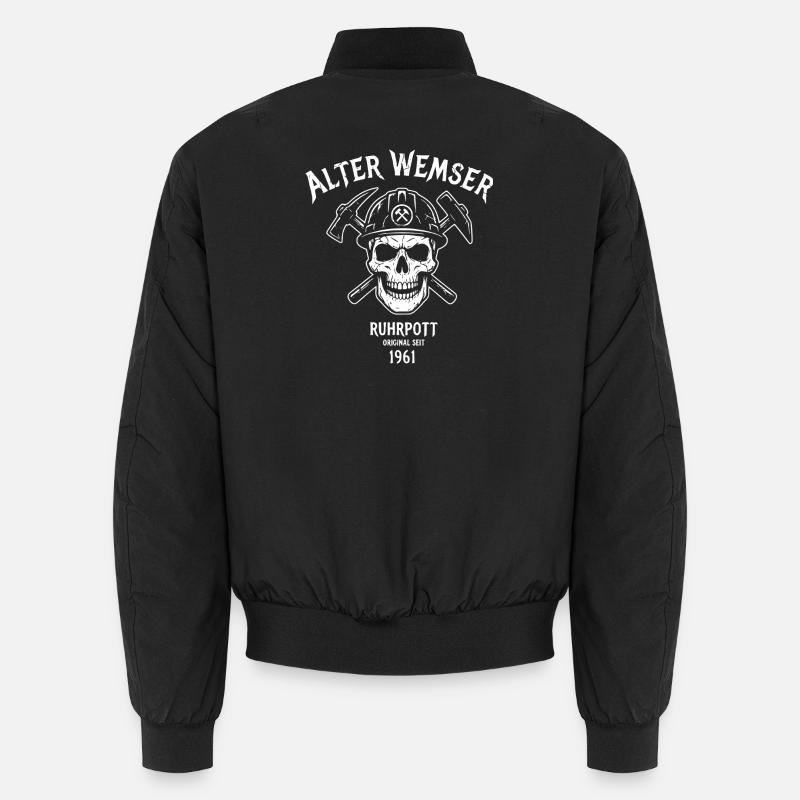 1961 Geburtstag Geschenk für echte Ruhrpott Typen Unisex Bomberjacke