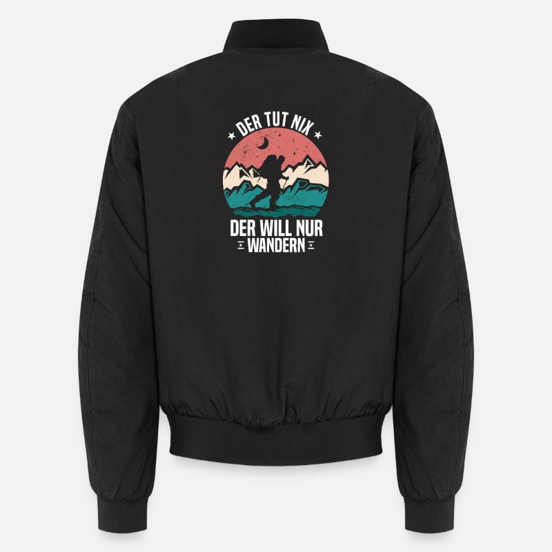 Der tut nix – der will nur wandern Unisex Bomberjacke