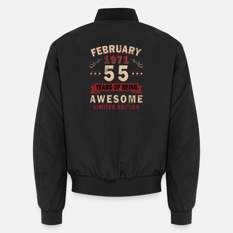 February 1971 - Gift February 1971 Unisex Bomber Jacket
