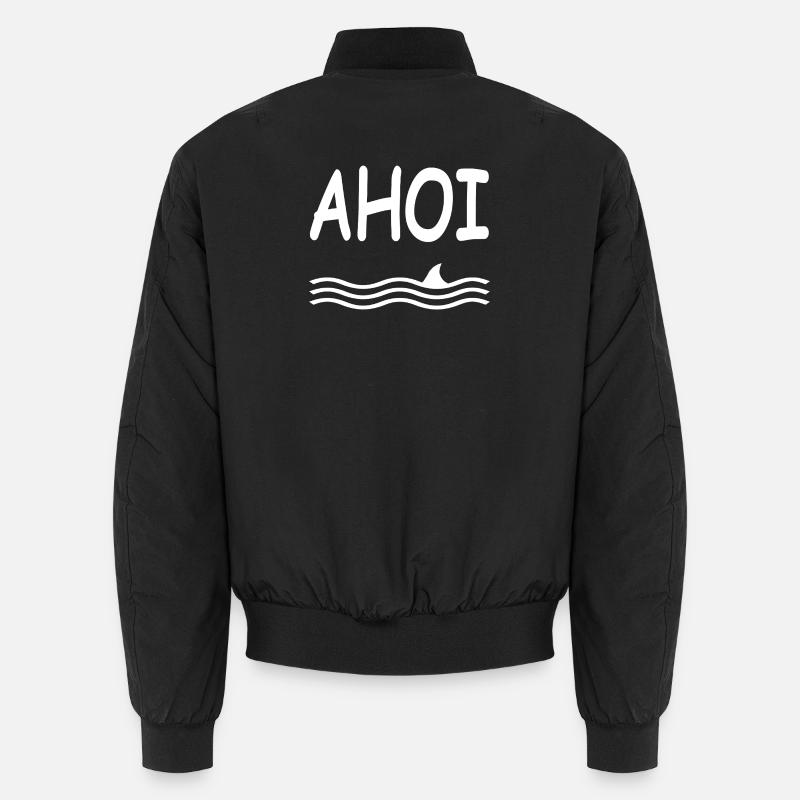 Ahoi - Unisex Bomberjacke - Schwarz