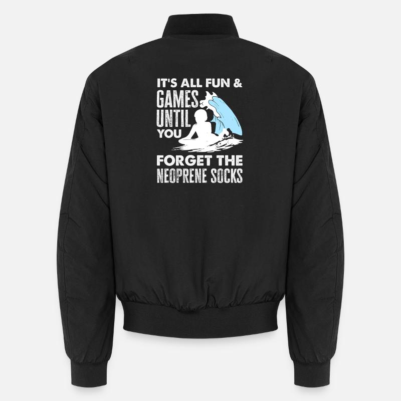 Surfeur Surfeur Bodyboarder Bomber unisexe