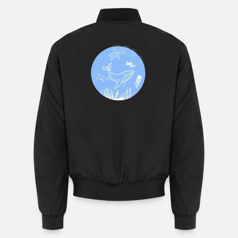 Monde sous-marin Bomber unisexe