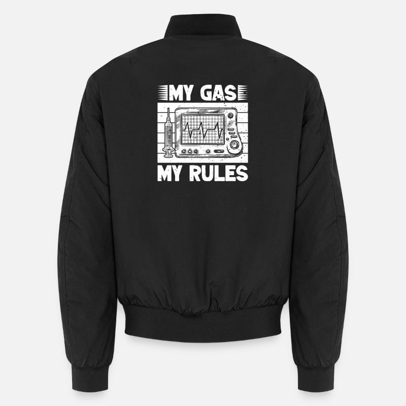 Anesthésiste Gaz My Rules Anesthesia Bomber unisexe